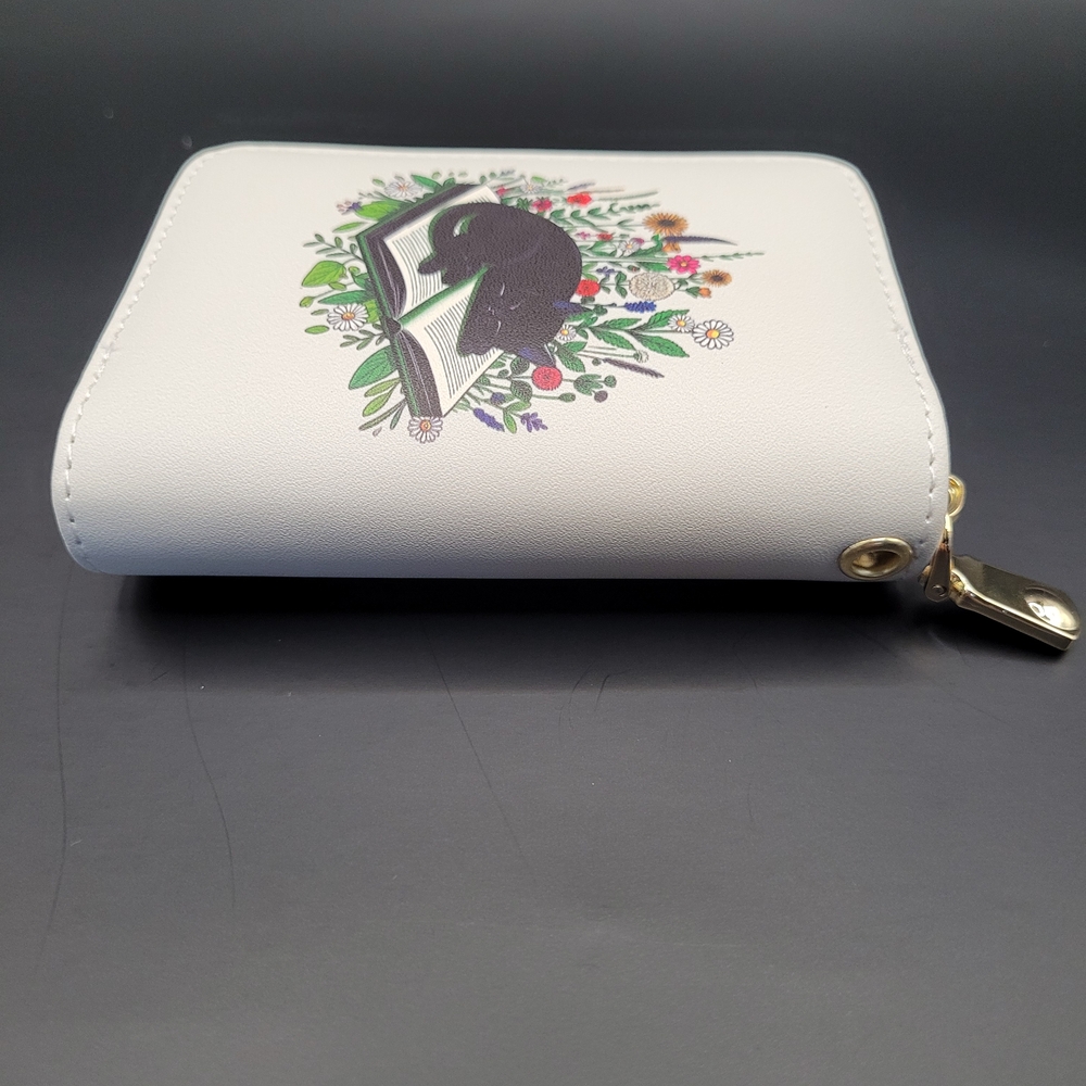 Sleeping Cat Bookworm Zipper Wallet - Picture 4 of 6